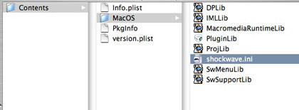 View inside Shockwave.bundle