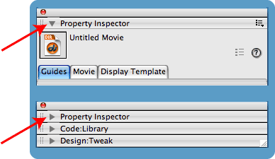 Director arrows function on Leopard